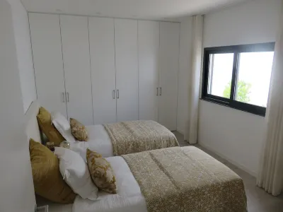 Modern Villa with Terrace and Heated Pool Close to the Lagoon and Ocean Hotels in 