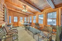 Lakefront Cabin w/ Sauna & Dock in Webster! - 3-Star
