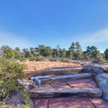 Patio & Forest View: Peaceful Show Low Home