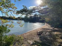 Welcoming 4-bedroom lake front cabin in charming Otis on Beech Hill Pond.