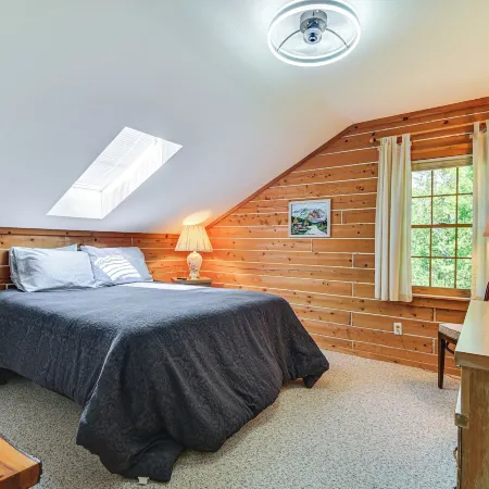 1 Mi to Rangeley Lake: Cabin w/ Wraparound Deck!