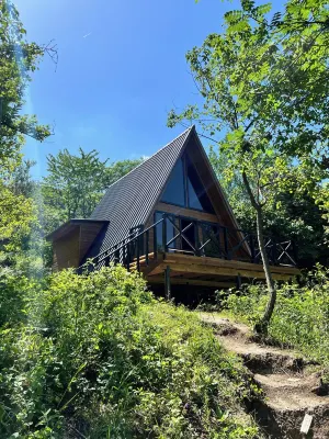 Secluded A-frame in Sighnaghi, the city of Love Hotels in Sighnaghi