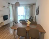 Cozy apartment with 1 bedroom and AC, WiFi in welcoming Pécs