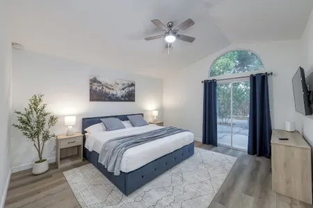 Relax & Play in Clovis! 4BR w/ Hot Tub, Game Room, Firepit, Close to Hospitals