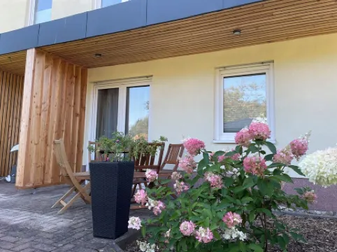Apartment with fireplace on the Rennsteig in the Thuringian Forest