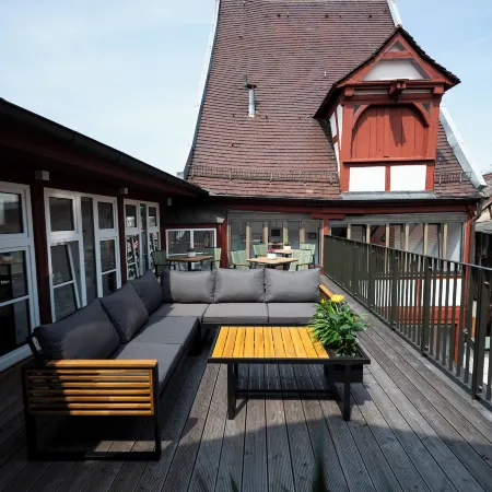 Hotel Sandkorn Отели рядом с достопримечательностью «Фонтан Карусель брака»