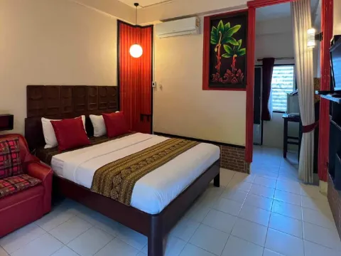 ห้องดีลักซ์พร้อมเครื่องปรับอากาศ