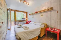 스튜디오 아베테 로쏘 500m 프롬 스키 Vialattea 주변 호텔