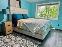 House dwelling that combines The bedroom kitchen and living area into one space Hotels in Biddeford