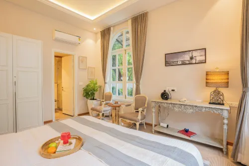 Esh Cottages Birch | Hillside 4-BHK Hideaway With Lush Garden, Common Pool, & Gaming Zone