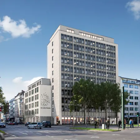 Me and All Hotel Dusseldorf, by Hyatt Отели рядом с достопримечательностью «Монумент в честь 700-летия основания города Дюссельдорфа»