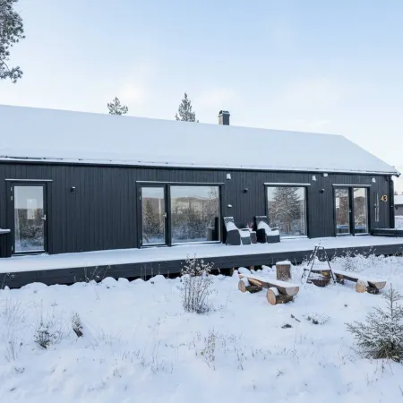 Winter cabin with Jacuzzi Отели в г. Трюсиль
