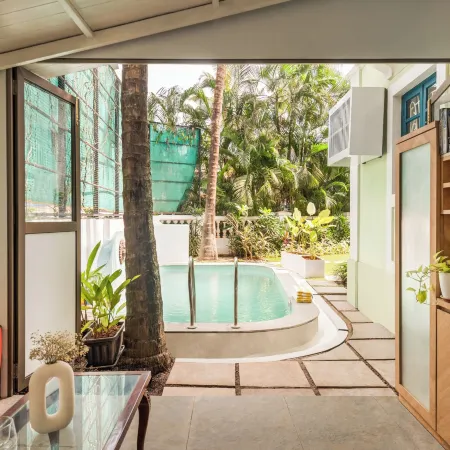 Sanctuary by RÊVE Escapes - Premium 3 BHK Villa Near Morjim Beach