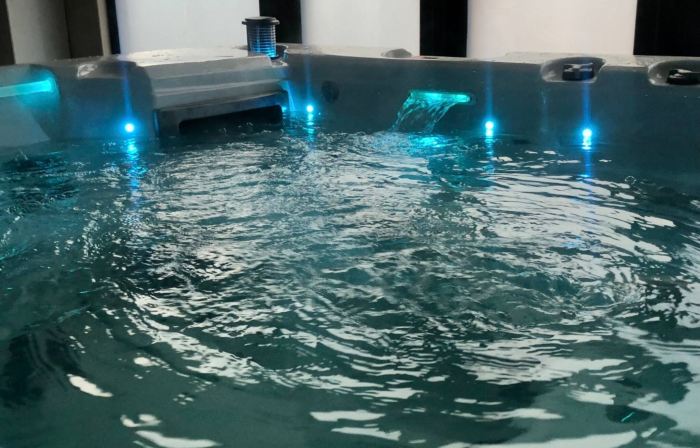 Private Hydro Pool, Double Bed TV, Bathroom - Other Areas Part Pvt & Shared Home