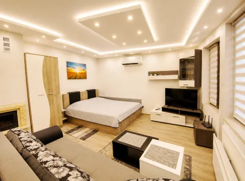 Elegant Ground-Floor Studio with Covered Terrace and Direct Access to Nature - Mountain view