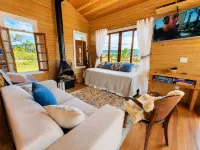 Cabana Pôr-do-Sol com Jacuzzi + Hidro em Rancho Queimado - SC - Chalets