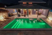 Villa d'Exception avec Piscine - 3 Min de la Plage 4 chambres climatisées - piscina