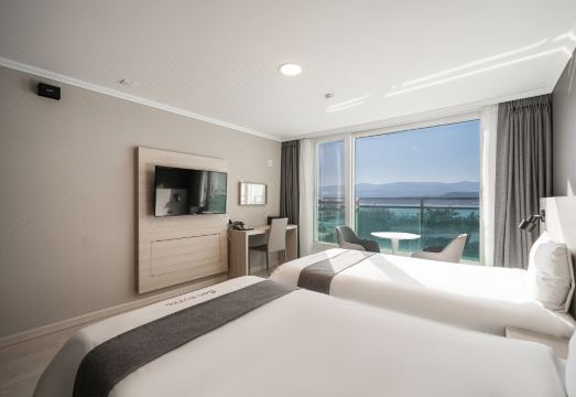 경포수 호텔 객실 뷰