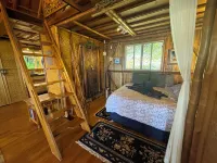 Bamboo Bliss: Ocean Views & Waterfalls Await!