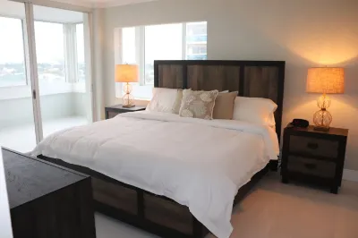 Beach Front Building sits on the sand/ocean<br>  Newly  remodeled  beautiful condo<br>