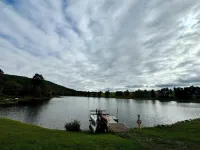 Authentic Hemlock Log Cabin 4 Bedroom Ski Chalet On Lake And Next To Ski Slopes