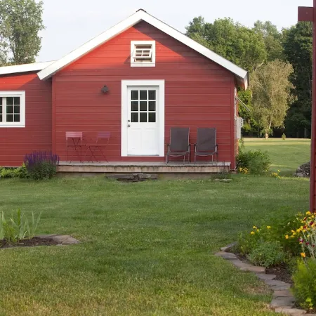 A Cozy Farmstead Cottage Amidst Two Barns in Hudson Valley