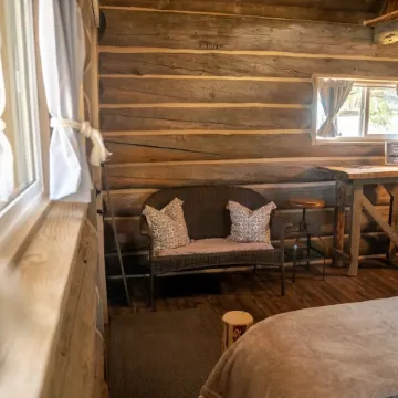 Deer Cabin at Glacier Hidden Cabins near Glacier National Park