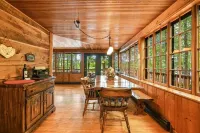 Sunny Point Lake Wallenpaupack Lakefront  with Private Dock - 4 Bedroom Sleeps 9