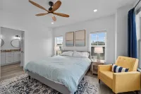 BEAUTIFUL HOME! 2-Min Walk to the Beach, Heated Saltwater Pool, Private