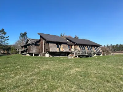 Waterfront Architectural Gem on Acreage w/ Hot Tub
