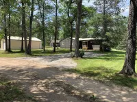 Minutes to town or very peaceful woods retreat! Close to trails and golf.