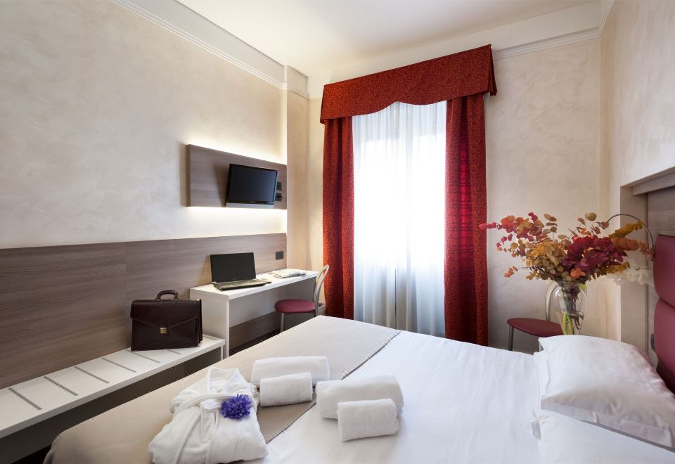 호텔 감마 밀라노 현대적인 객실 또는 로비