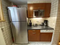 Right in the center, 400m from the slopes: south-facing apartment - 90 M2 with fireplace