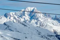 6-person apartment, spacious, functional, Mont Blanc view