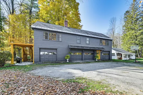 Ambient Manchester Village Abode w/ Deck & Pond! - Wifi
