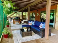 Enjoy Fall Serenity on Our Woodland Retreat with Boat Parking Near Truman Lake Hotels in Henry County