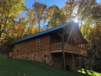 Homey Cozy Dog Friendly Cabin Surrounded by Beautiful Mountain Trees w/Hot Tub+