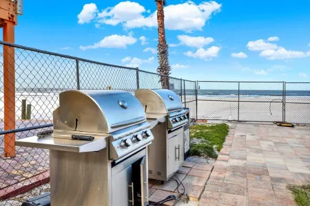 The Shores, updated Beach Front Condo, balcony with direct Gulf view, pool.