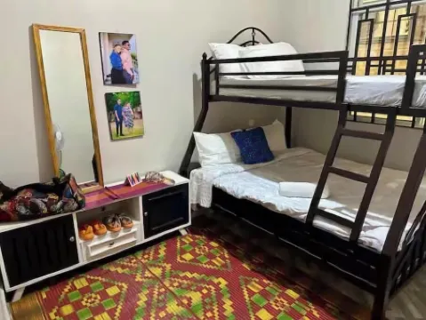 Secure new modern house in central Moshi with AC.