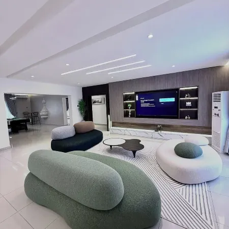 Orange Green Apartment