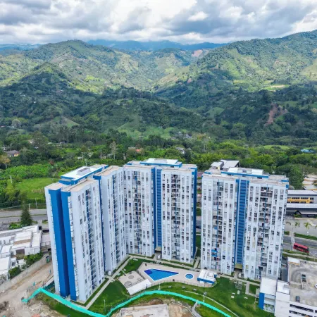 MonteAzul apto con vista a la Cordillera
