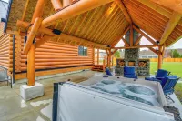 Pavilion w/ Hot Tub! Trybett Cabin 2 in Forks