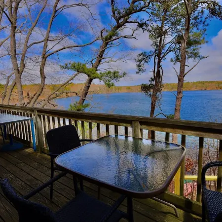 Lakefront Stunning Cape Cod Views w Private Lake Beach - Backyard is the Lake !