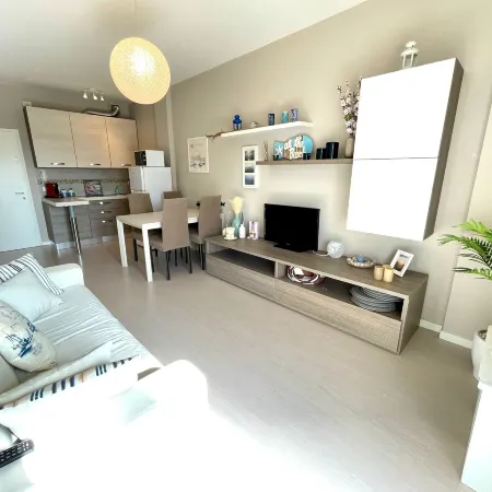 Sea and pool view apartment