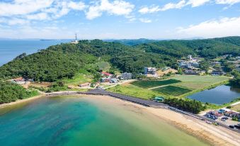 3. 태안 노을진바다..