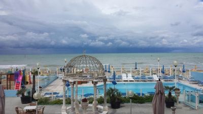 Outdoor Swimming Pool Dei Photo