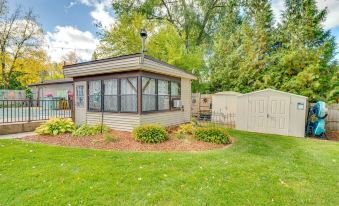 Boat Dock & Backyard: 'Rock River Retreat'