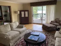 Private Sandy Beach with 125 feet of lake frontage