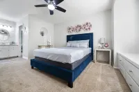 Inspired by the iconic white buildings and turquoise waters of Greece.