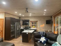 Spacious Lakefront Cabin Sleeps up to 14.